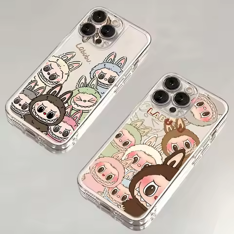 Cartoon Labubu Phone Case For VIVO Y28 V30e Y75 Y03 Y36 Y100 Y17s Y76 Y22s Y16 Y50 Y21 Y20 V29 V23e 