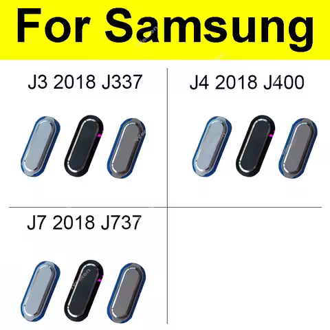 Home Button For Samsung Galaxy J3 J4 J7 2018 J337 J400 J737 Menu Key Fingerprint Recognition Sensor 