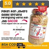 Pusat Aquarium AKARI UDANG Kering STANDAR 650gr Pelet Makanan Ikan Hias Predator Koi Arwana
