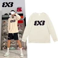 3V3 Sports American T-Shirt Shooting Training Men Women Long-Sleeved Quick-Drying Basketball Uniform