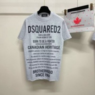 DSQUARED2 BROTHER Cotton Fabric Round Neck T-Shirt From Unisex Design, DSQ2 Men's and Women's T-Shir