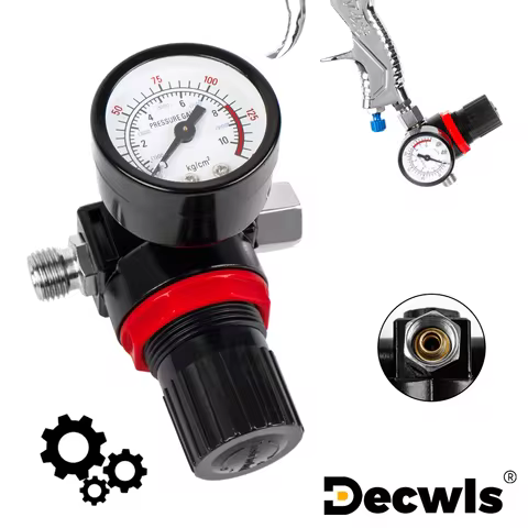 G1/4 Thread Pneumatic Air Compressor Pressure Regulator Reduction Valve,Spray Gun Air Regulator Pres