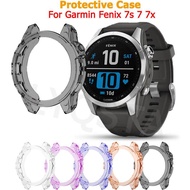 Protector Case Cover For Fenix 7S 7X 7 Sapphire Solar Smart Watch Soft Silicone Bumper Frame Shell A
