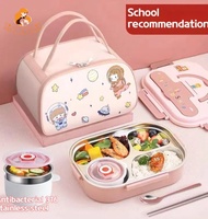 Lunch Box for kids Baunan 316 Stainless Steel bento box Insulation  Set with Soup Container