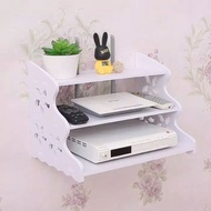 3 Layers Minimalist Wall Hanging Wifi Remote Bracket TV AC Recorder Wall Decoration