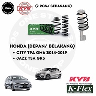 HONDA CITY T9A GM6 2014-2019 JAZZ T5A GK5 DEPAN/ BELAKANG KYB KAYABA KFLEX COIL SPRING SET (2PCS)