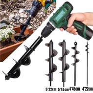 QQMALL Auger Planting multiple sizes Earth Drill Gardening Supplies Power Flower Ground Drill