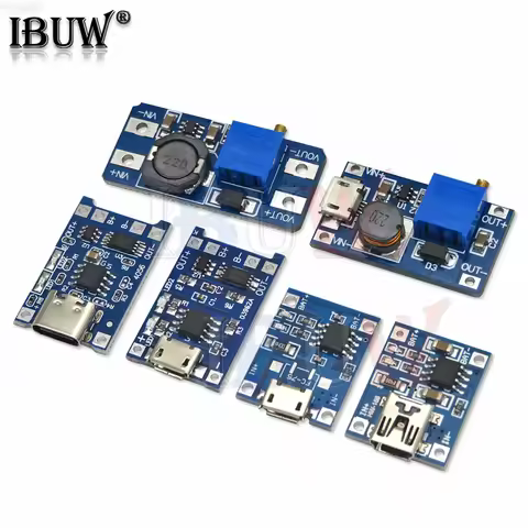 5V 1A 18650 TP4056 Lithium Battery Charger Module Charging Board With Protection Dual Functions 1A T
