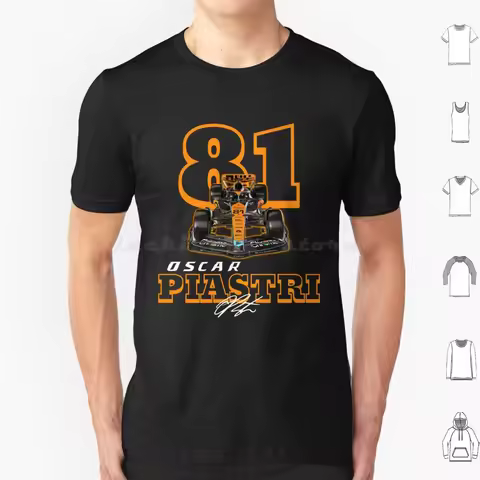 Oscar Piastri Sport T Shirt 6xl Cotton Cool Tee Oscar Piastri Piastri Sport Australia Race Car Racin