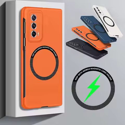 For Magsafe Magnetic Case for Honor Magic V2 Vs2 V2 V Slim Frameless Hard PC Back Cover Wireless Cha