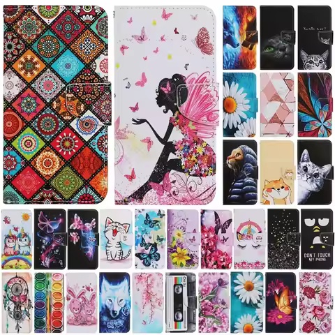 For Xiaomi Redmi Note 11 Pro Case Ethnic Style Magnetic Book Case Redmi Note 11s Note11 10 9 Pro 8T 