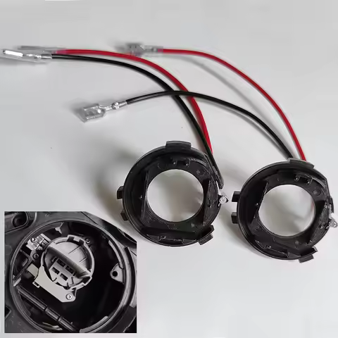 New 2Pcs H7 LED Adapter Holder Retainers For Volkswagen Golf 7 MK7 Headlight Bulb