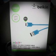 Belkin. MIXIT↑™ 2.0 USB-A 轉 USB-C™ 充電線纜（亦稱 USB Type-C™）