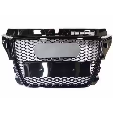 For RS3 Style Front Sport Hex Mesh Honeycomb Hood Grill for A3/S3 8P 2009 2010 2011 2012 2013 New