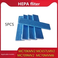 5PCS Suitable for Daikin air purifier MC70MVM6 MC70KMV2 MCK57LMV2 pleated filter accessories KAC017A