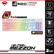 SIGNO E-Sport Wireless Mechanical Gaming Keyboard รุ่น MEZZON KB-752 (คีย์บอร์ด เกมมิ่ง)