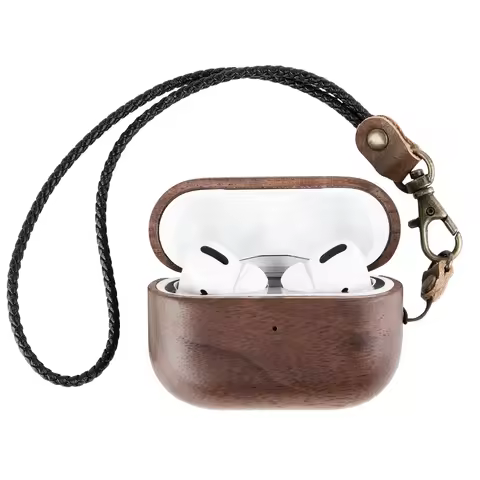Natural Wood Airpods Case for Apple Airpods Pro/ Airpods Pro 2/ Airpods 3/ Airpods 4