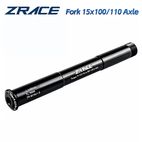 ZRACE MTB Fork QR15x100 / QR15x110 Thru Axle Lever Accessories for ROCKSHOX / FOX 35g, 15x100 15x110