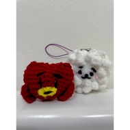 BT21 TATA CROCHET KEYCHAIN