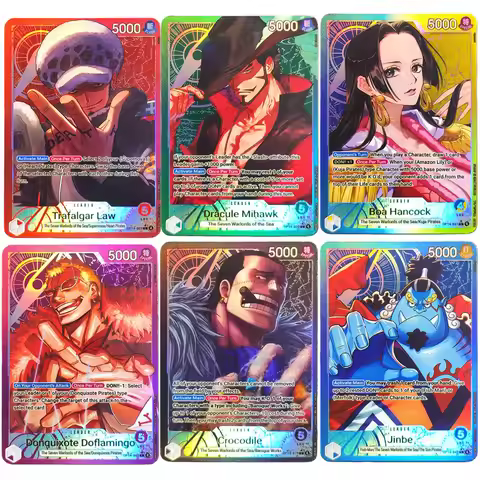 Proxy One Piece Card Mihawk OP14-020 Hancock Crocodile Jinbe Law Doflamingo The Azure Sea's Seven En