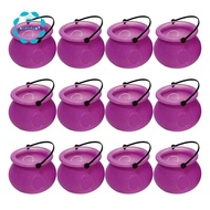 For Halloween Mini Witch Cauldron 12pcs Mini  Cauldron with Handle Pot for Halloween Pot Candy Holde