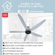 [OPTIONAL BASIC INSTALLATION] KDK T60AW 60" Ceiling Fan DC Motor + Remote Control  *1 Year Local War