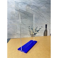 A5 tabletop mica menu, tabletop mica standee, A5 mica menu board