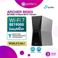 TP-Link Archer BE805 BE19000 Tri-Band Wi-Fi 7 Router Dual 10G Ports Router MLO with EasyMesh HomeShi