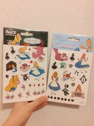 日本 Disney alice in wonderland cheshire cat  baby  oyster mr rabbit kids Halloween tattoo sticker 日本 