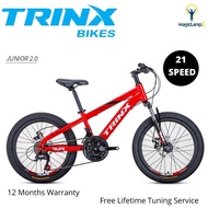 (SG Local Stock + Warranty ) Trinx Jur 2.0 Quality Kids Mountain Bike 20 Inch 21 Speed for Age 7 8 9 10  Magiclamp 123