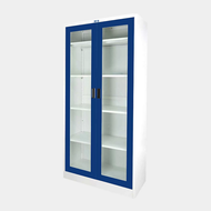 ตู้เก็บเอกสารเหล็ก บานเปิดกระจก 2 บาน ไอคอนิค CKO-2