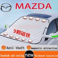 MAZDA 2 MAZDA 3 Car Magnetic Sun Visor Front Windshield Sunshade thickening Insulation cooling Sun S