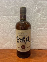 宮城峽12年日本NIKKA WHISKY威士忌（沒盒）（700ml）