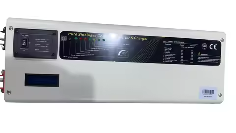 3KW Power Inverter 45A with LED 3000W Surge Power 9KW DC24V AC120V & 240V USA Split Phase Off-Grid F