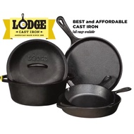 LODGE Cast Iron | Skillets | Dual Handle Pan | Dutch Oven | Grill | Combo cooker | MADE IN USA