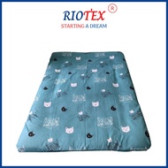 RIOTEX Double-Sided Mattress Topper with Zipper, Size 1m/ 1.2m/ 1.4m/ 1.6m/ 1.8m