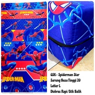 PROMO !!! jual murah Sarung kasur busa resleting motif Spiderman | Termurah dan berkualitas | sarung