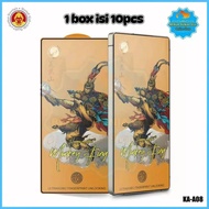 KA - A08 1 BOX CONTAINS 10 PCS TEMPERED GLASS monkey KING FOR SAMSUNG S21 S21+ S22 S22+ S23 S23+ S24