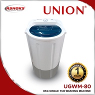 COD Union Washing Machine 8KG Single Tub  Union Washing Machine UGWM-80