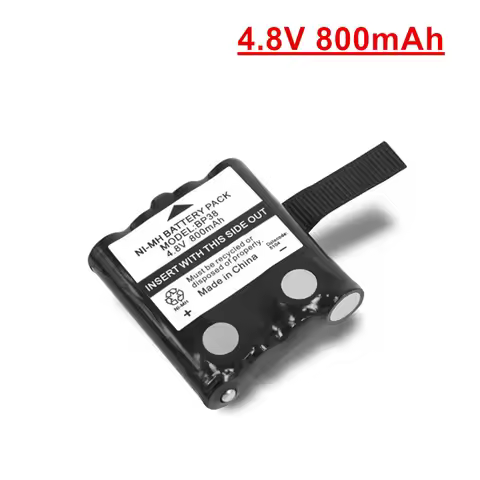 4.8V 800MAH NI-MH rechargeable Battery Pack For Uniden BP-38 BP-40 BT-1013 BT-537 GMR FRS 2Way Radio