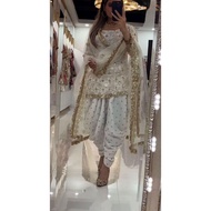 LAUNCHING NEW DESIGN PARTY WEAR TOP- DHOTI SALWAR WITH DUPATTA