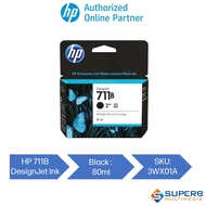 HP 711 BLACK 80ml Black [3WX01A] Ink Cartridge / Replacement 711 CZ133A