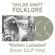 Taylor Swift - Folklore - "Stollen Lulabies" Green 2xLP Vinyl (2020) Limited 1st Release) PH Black D