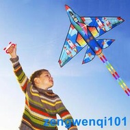 新品上市三色可選飛機戰斗機兒童卡通滌綸風箏廠家戶外廣場運動