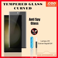 Tempered Glass Curved Nano UV Anti Spy Vivo V40 pro 5G V50 5G V60 5G V60E 5G
