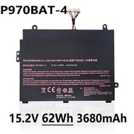 P970BAT-4 15.2V 62Wh 3680mAh Laptop Battery For Clevo P960 For SCHENKER Key 16 For MEDION Erazer X17