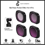 Dji Osmo Pocket Filter Set 4 Pcs - Dji Osmo Pocket Lens Filter ND4 - ND8 - ND16 - ND32