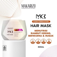 Makarizo Professional MK3 Repair & Revive Hair Mask Jar 500ml - Damaged and Difficult Hair Mask [New