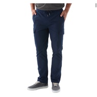 Hallstatt Navy Blue Elastic Waist Cargo Pants Trousers 100% Polyester Branded Overruns