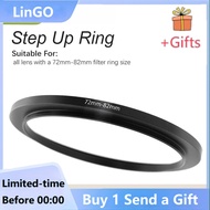 LinGo 72mm-82mm 72-82 mm 72 to 82 mm 72mm to 82mm Step UP Ring Filter Adapter Metal Step Up Ring